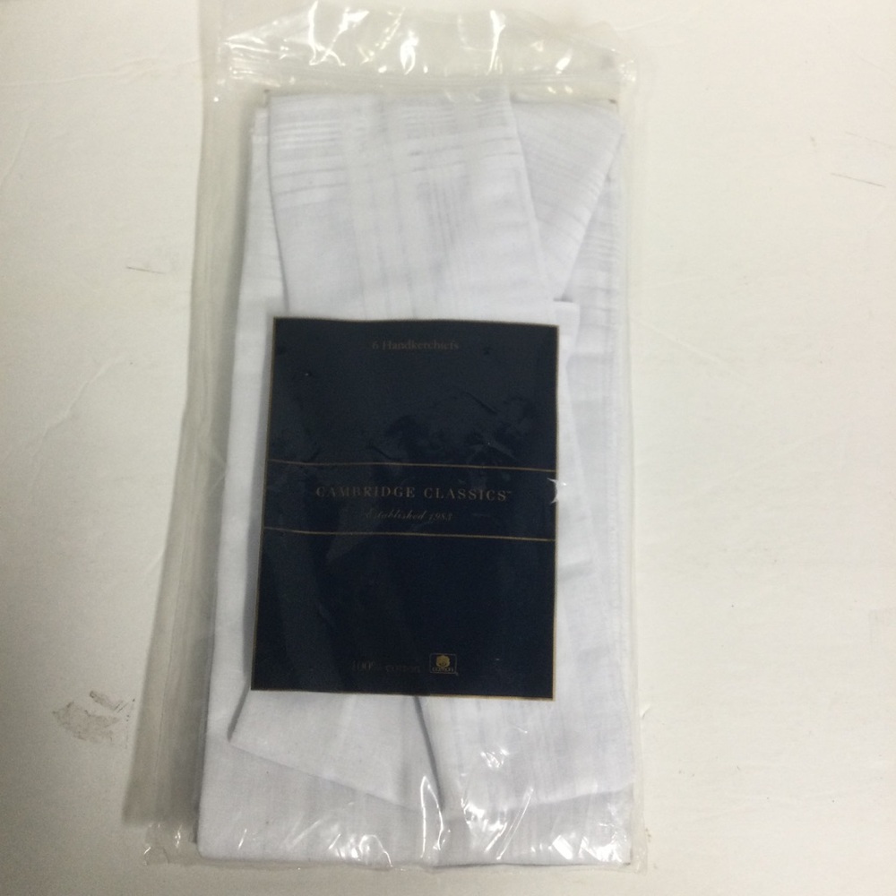 Cambridge Classics White #6 Handkerchiefs 100% Cotton
Mervyn’s